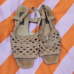 Braided Tan Women's Sandals